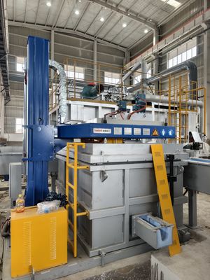 Alüminyum Alaşımlı Döküm için Plaka Tipi 3500kg Alüminyum Tutma Fırını