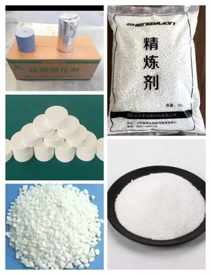 Erimiş Alüminyumda Yüksek Gaz Giderme Verimliliği ve Hidrojen Giderimi için Endüstriyel Sınıf Alüminyum Rafine Akısı