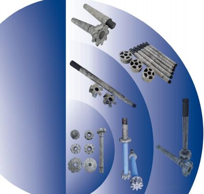 Yüksek Sıcaklık Dayanımı, Termal Şok Dayanımı ve Kendinden Yağlamalı Döner Akı Enjektörü için Grafit Rotor Mili