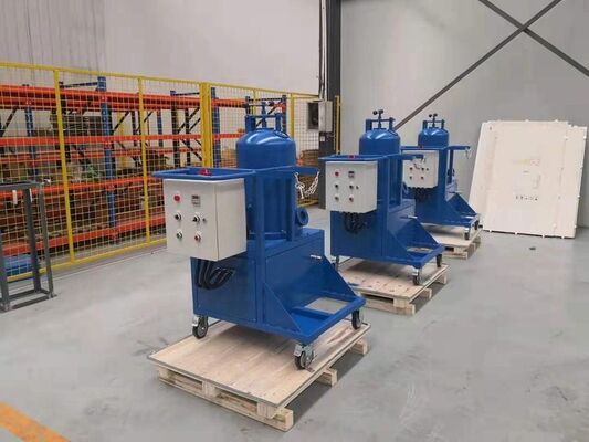 120L Pota Kapasiteli Cüruf Enjeksiyon Makinesi, 30° Rotor Salınımı ve Alüminyum Arıtma için 0-500 G/dak Enjeksiyon