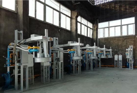 Alüminyum basıncı için gaz basıncı 5000Pa Kaldırma öncesi ısıtma sistemi 0.5-0.7MPa