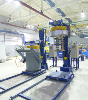 Alüminyum basıncı için gaz basıncı 5000Pa Kaldırma öncesi ısıtma sistemi 0.5-0.7MPa