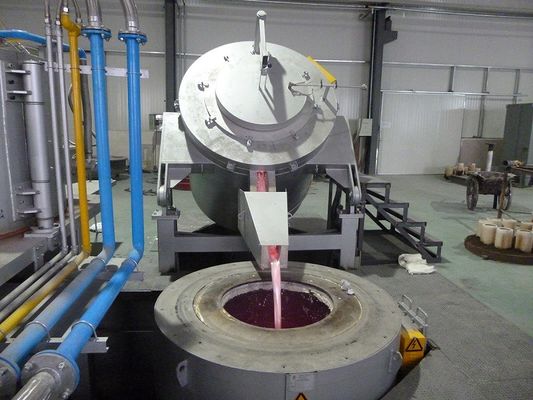 1000 kg kapasiteli alüminyum tutma fırını