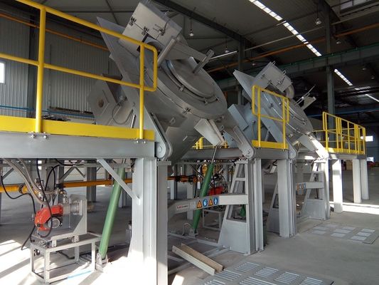 850 °C değerli erimiş alüminyum sıcaklığı 1000 kg kapasiteli alüminyum tutma fırını