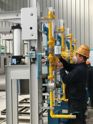 Gazla çalışan ısıtıcı ısıtıcı transfer ısıtıcı için ısıtıcı gaz akışı 0-36 M3/H