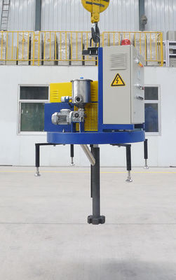 Enerji tasarrufu 0 ¥ 350 g / min Rafine edilmiş akım toz püskürtme miktarı 380V ± 10% voltaj için erimiş alüminyum gaz çözücü makine