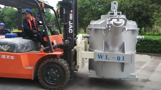 3000KG 50C Dökme Dudaklı Erimiş Alüminyum Transfer Kepçeleri
