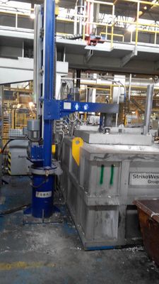 5 Mm Döner Gaz Giderme Ünitesi Alüminyum Arıtma İşlemi Makinesi 30 L / Min OEM