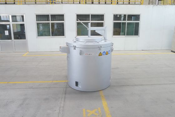 0.60Mpa 1000KG Kapak Çekirdeksiz İndüksiyon Küçük Döküm Fırını Sıcaklığı Koruma