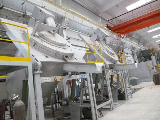 5 KPa Gaz Basıncı Küçük Ölçekli Üretim İçin Alüminyum Çıkartma Fırını