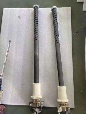 30mm Silikon 1400 Derece Döküm Yedek Parçaları Döküm İçin Karbon Eleman Isıtıcı Döküm
