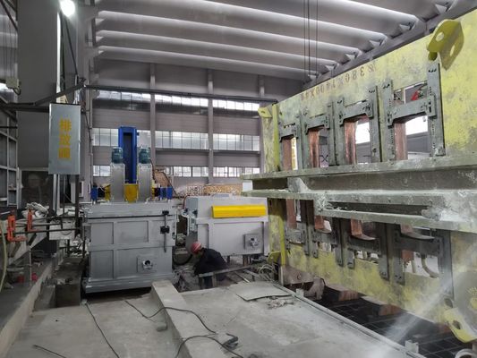 Üstün döküm performansı için PLC Denetlenen Satır İçi Döner Gaz Dökme Birimi