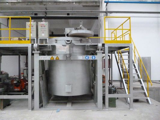 600 KG 950 Derece Alüminyum Holding Kıymetli Metal Ergitme Ocağı NG Yakıtlı