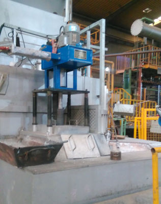 4kW toplam güçlü Alüminyum Degazing Makinesi ve ayarlanabilir gaz akış hızı ile tutarlı bir degazing