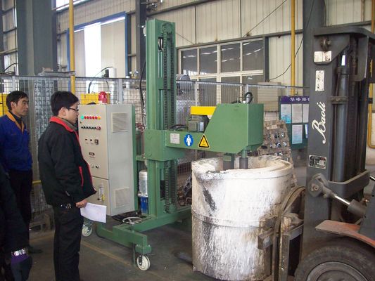 0.1mpa 600 Rpm Döner Gaz Giderme Ünitesi Rafine Alüminyum Önleme Aşırı Isınma İşlemi