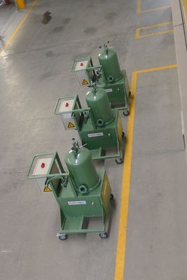 Alüminyum alaşımlı döküm için 30KG Yeşil Cüruf Giderici Akı Enjektör Cihazı