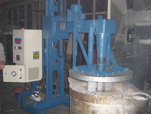 Alüminyum Soğutma Hava Üfleyicisini Arıtmak İçin 600 Rpm Döner Gaz Giderme Ünitesi Prosesi