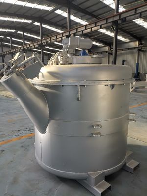 Çaydanlık 1500 KG Kapasiteli Alüminyum Döküm Sanayi Fırını Sıvı Taşıma Potası