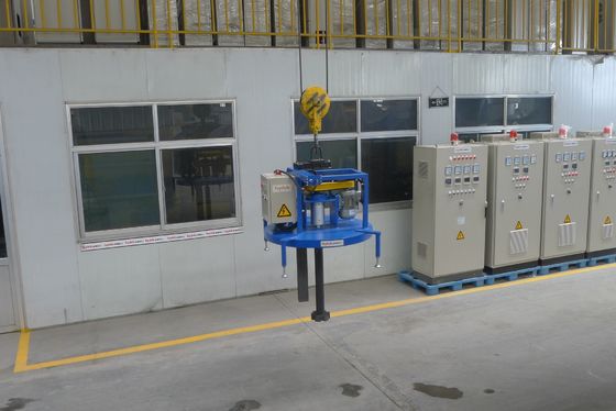 400 Rpm Askıya Alma Döner Gaz Giderici Aparatı Alüminyum Rafinasyon