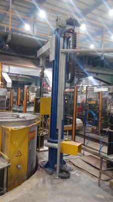 380V 50Hz Dayanıklı Ocağı 18 Ay Ömürlü ve Yüksek Saflıkta Azot veya Argon Arıtmalı Alüminyum Gaz Giderme Makinesi