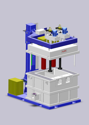 Degassing Rotary Degassing Unit with Adjustable Degassing Time and Total Power Kw 47 1200mm X 800mm X 1500mm