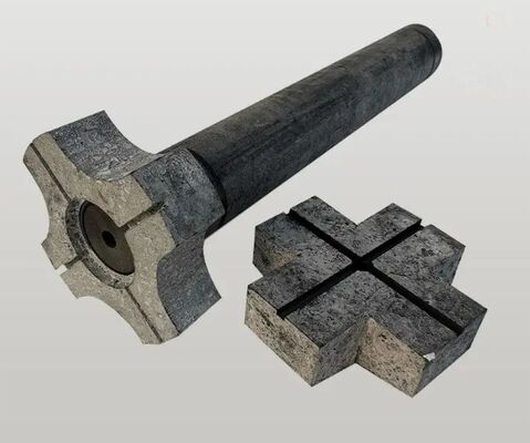 Yüksek Sıcaklık Dayanımı, Termal Şok Dayanımı ve Kendinden Yağlamalı Döner Akı Enjektörü için Grafit Rotor Mili