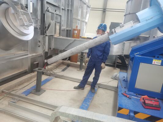 Enerji tasarrufu sağlayan yüksek verimlilikli alüminyum rafineri ekipmanları için çevre dostu döner akım enjeksiyonu